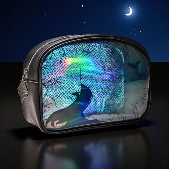 DISNEY Villains Maleficent Bath Body Works Makeup Travel Bag NEW NWT - Picture 1 of 5